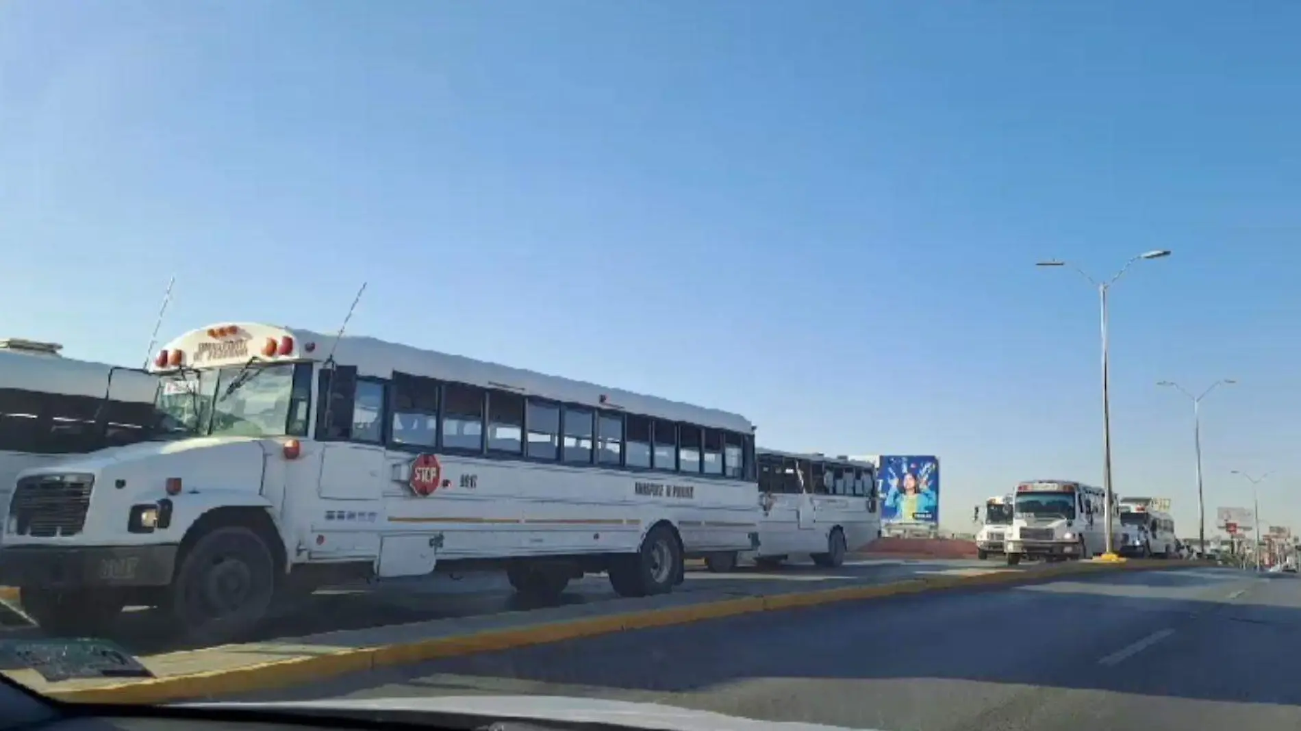 camiones en Juárez